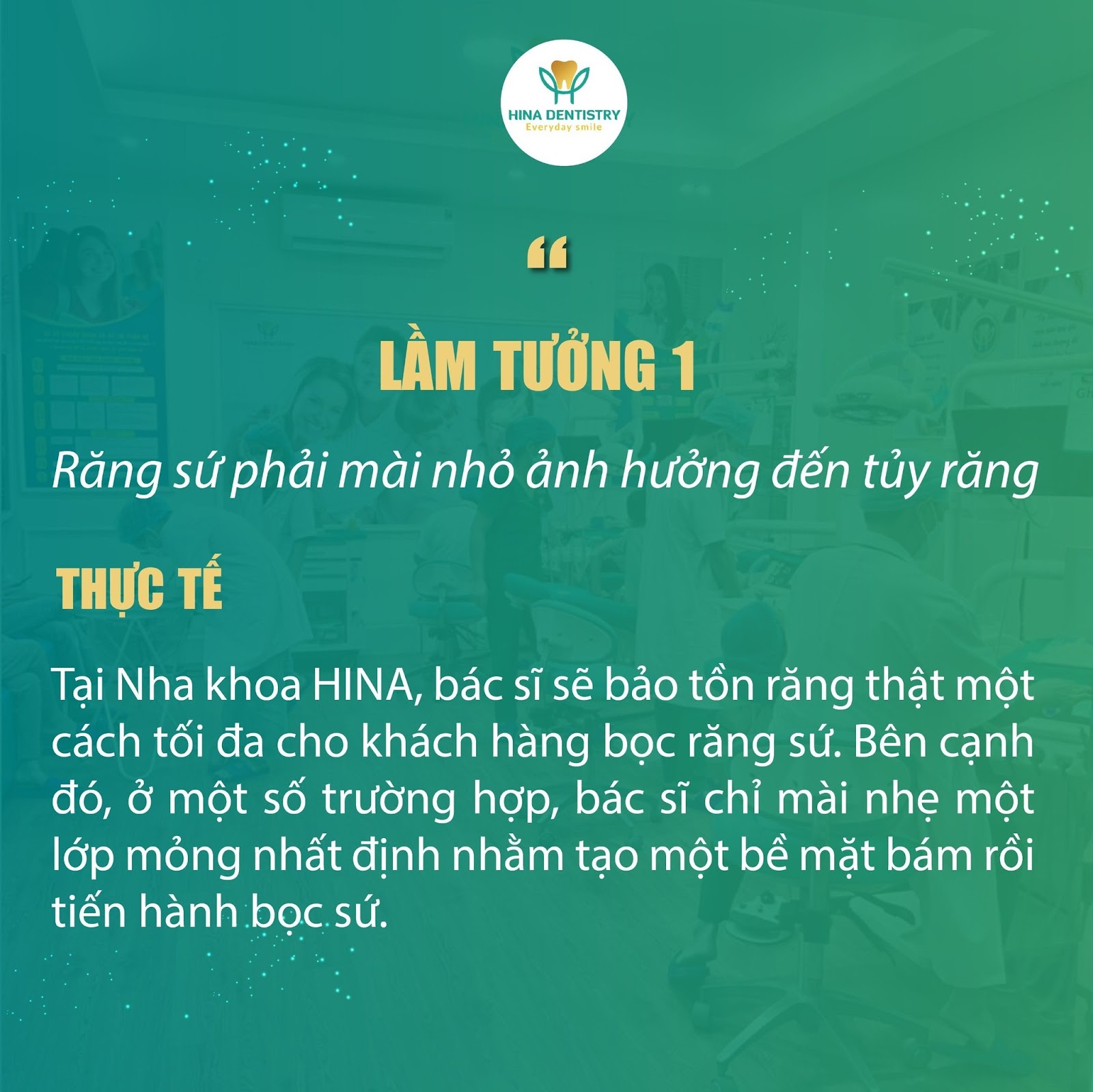 4 lầm tưởng về răng sứ thẩm mỹ