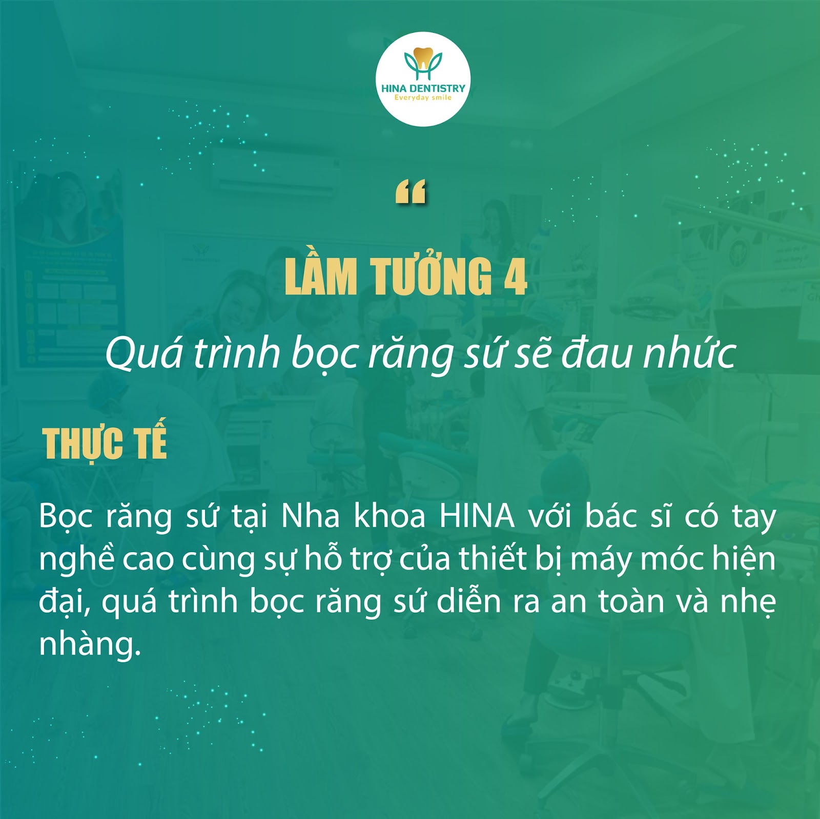 4 lầm tưởng về răng sứ thẩm mỹ