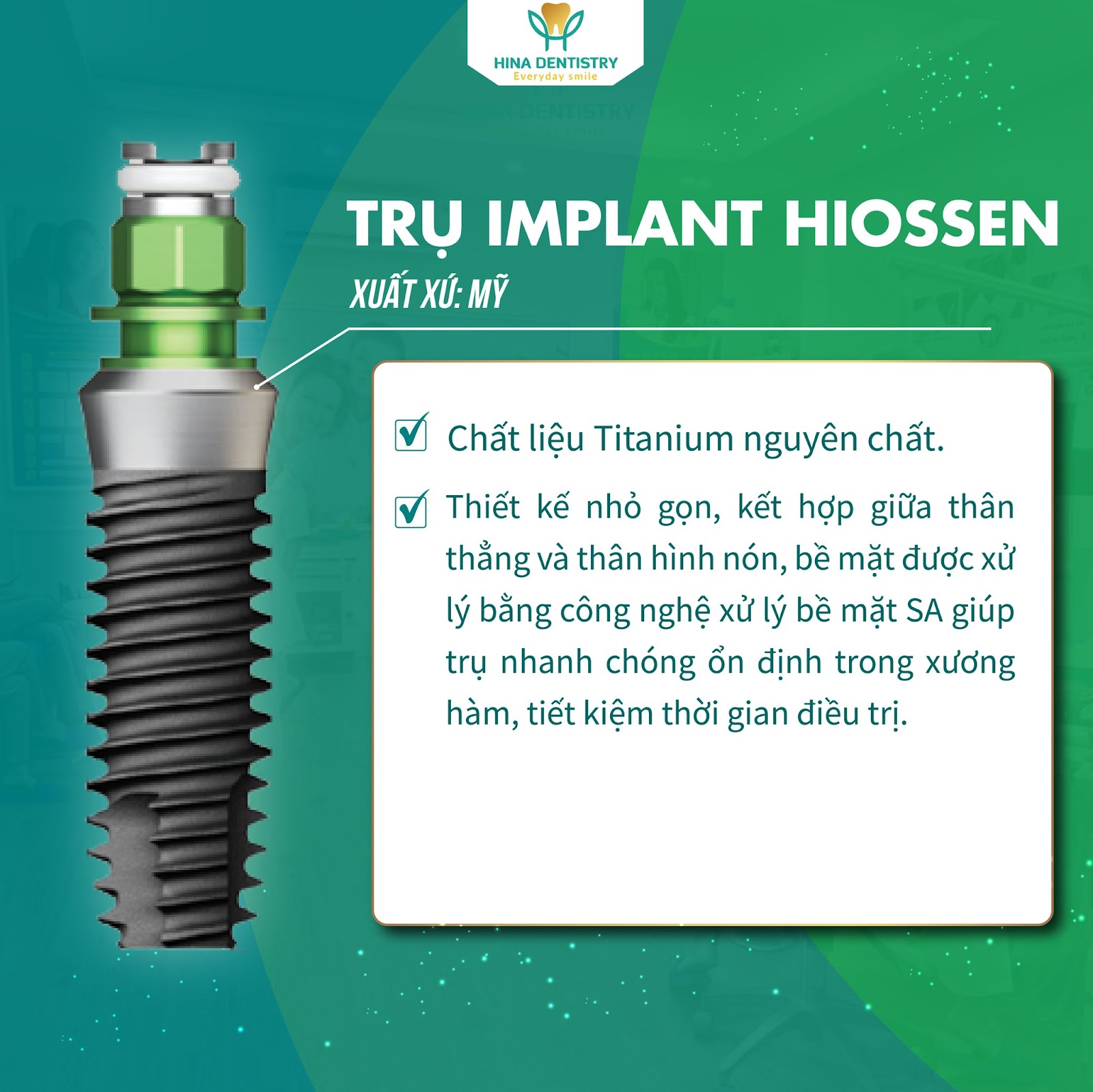 Trụ Implant Hiossen