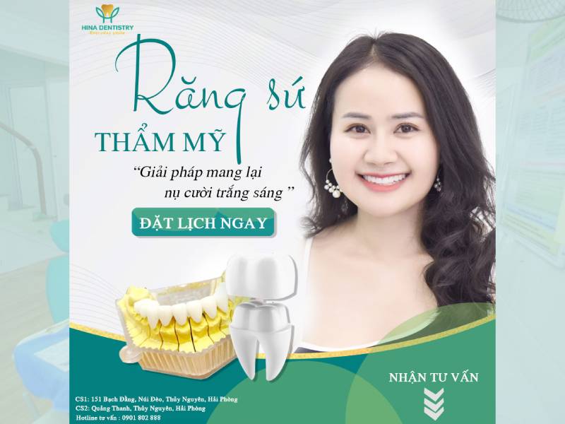 Răng sứ thầm mỹ - Giải pháp mang lại nụ cười trắng sáng